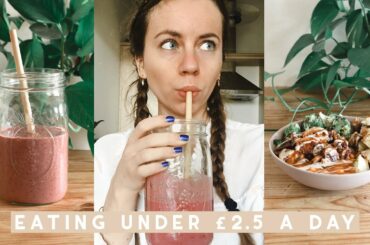 eating under £2.5 a day + why I stopped intermittent fasting // budget healthy vegan recipes