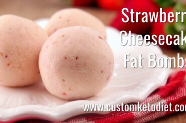 Keto Strawberry Cheesecake Fat Bombs Recipe - Healthy Food For Family