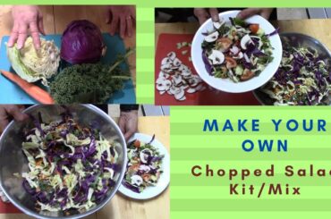 Make Your Own Chopped Salad Kit/Mix | Easy Frugal Salad | In the Kitchen with Crystal