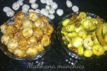 Healthy & tasty makhana munchies | healthy evening makhana snack