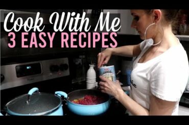 GYPSY HOUSE WIFE COOK WITH ME | 3 MEAL IDEAS || EASY RECIPES WITH HELLOFRESH