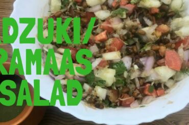 Lunch or Dinner Recipe for weight loss| 5 Min recipe | Adzuki Salad | Ramaas Salad