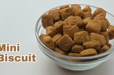 Easy snacks to make at home for kids | Mini Biscuits recipe