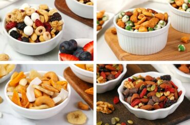 4 Healthy Trail Mix Recipes | Easy + Delicious Snack Ideas
