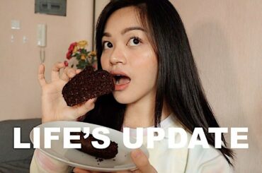 QUARANTINE VLOG: life's update, healthy choco banana bread recipe