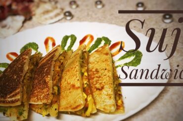 Suji Sandwich (Plain and Cheesy) Recipe/Healthy, Quick and Easy Recipe