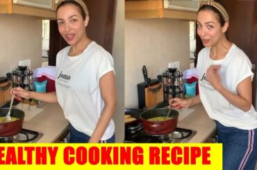 #BattleaCovid19: Malaika Arora shares her healthy cooking recipe