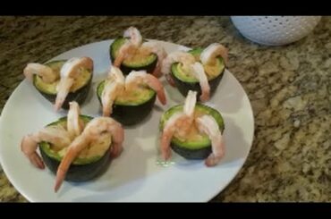 HEALTHY RECIPES | Stuffed Avocado with Shrimp, - Appetizers Recipe