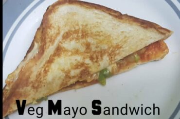 Veg Mayo Sandwich / Vegetable Sandwich in Tamil