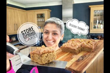 Delicious Coffee, walnut and chocolate cake | Store cupboard recipes | Food with Chetna