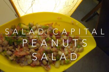 Peanuts Salad | Yummy Healthy Ground Nut Salad | Easy Veg Salad.