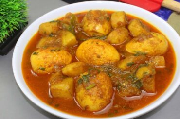 ডিম আলুর ঝোল | Bangladeshi Egg curry with potato | Village Food | Healthy Food Recipe