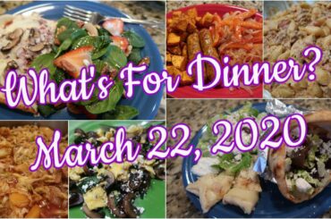 What's For Dinner? March 22, 2020 | Cooking for Two | Pantry Meals | Easy Weeknight Meals