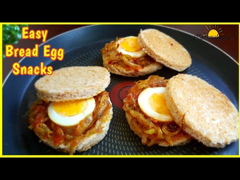 Easy Bread Egg Snack Recipe | Quick Egg Breakfast Recipes | Easy Evening Snacks Easy Bread Egg Snack Recipe | Quick Egg Breakfast Recipes | Easy Evening Snacks