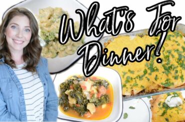WHAT'S FOR DINNER? | 30 MINUTE MEALS | EASY WEEKNIGHT MEAL IDEAS