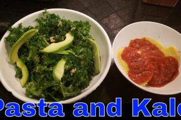 Cooking WIth Nurse Moenique Kale Salad And Cali flour Ravioli