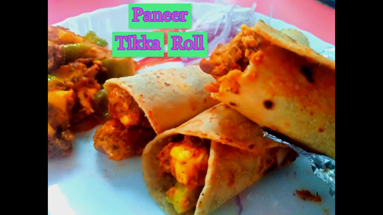 Paneer tikka roll | Quick & Easy Paneer Tikka Frankie recipe | Tiffin box recipe Paneer tikka roll | Quick & Easy Paneer Tikka Frankie recipe | Tiffin box recipe
