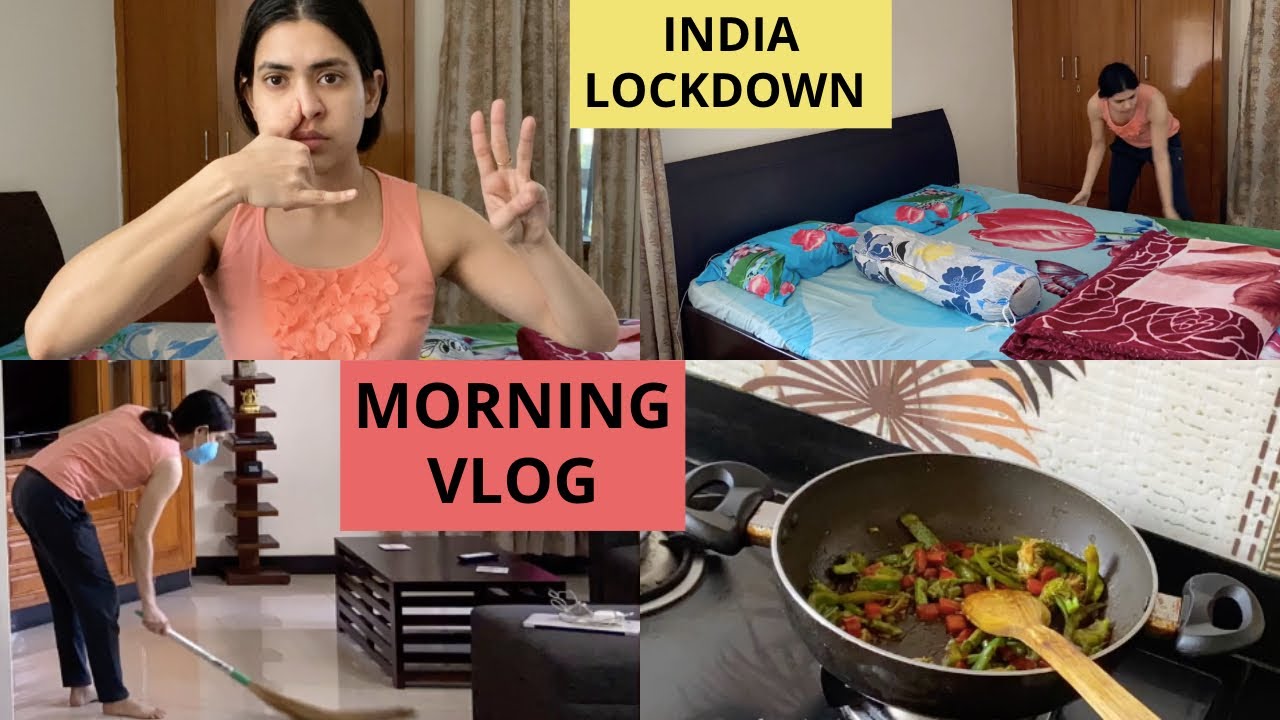 Healthy Morning | Pranayama for beginners immunity , Breakfast Recipe, House Cleaning India LOCKDOWN Healthy Morning | Pranayama for beginners immunity , Breakfast Recipe, House Cleaning India LOCKDOWN