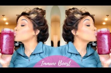 HOW TO BOOST YOUR IMMUNE SYSTEM FAST:EASY HEALTHY SMOOTHIE RECIPE