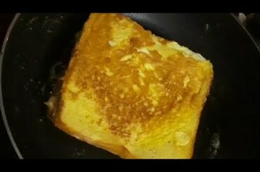 French Toast Omelette  Sandwich /Easy Breakfast treat