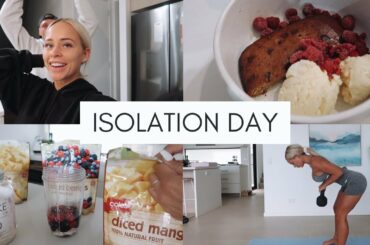 ISOLATION DAY | Day in the life w/Jake baking, workout, boardgames, skincare & more!