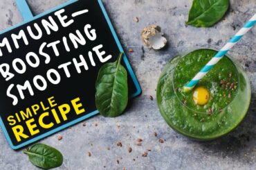 Immune System-Boosting Healthy Green Smoothie Recipe | Malunggay (Moringa) Mango Cucumber Honey