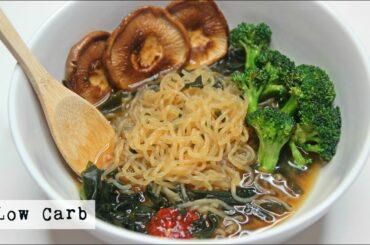 VEGAN How To Make Low Carb Ramen Noodle Soup (Shirataki/Miracle Noodles) *EASY*