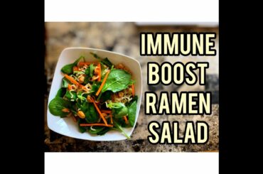 Immune Booster Fast Ramen Salad Recipe (Satisfying)