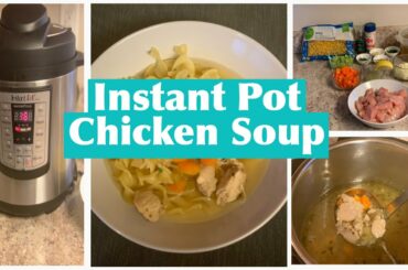 INSTANT POT CHICKEN NOODLE SOUP RECIPE | HEALTHY, QUICK & EASY DINNER IDEA | HOMEMAKING WITH MARISSA