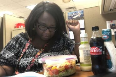 Homemade Salad 🥗 Lunch at work Mukbang