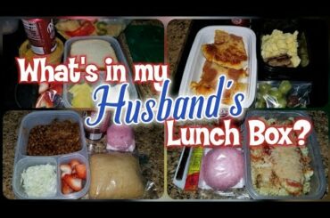 🍔What's in my HUSBAND'S lunchbox? 🥪| Work lunches for the week