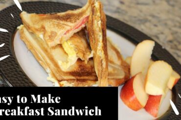 Quick and Easy to Make Yummy Breakfast Sandwich / Toast Bread Recipe !