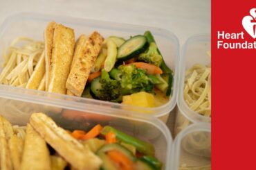Sweet & sour vegetables with tofu lunchboxes | Meal Prep | Healthy Lunch Ideas | Heart Foundation NZ