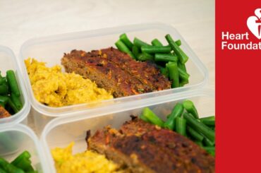 Meatloaf lunchboxes | Meal Prep Recipes | Healthy Lunches | Heart Foundation NZ