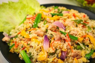 রেস্টুরেন্ট স্টাইলে চিকেন-ভেজিটেবল ফ্রাইড রাইস | Restaurant Style Chicken-Vegetable Fried Rice