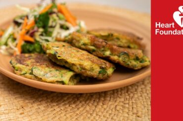 Courgette fritters | Healthy Recipes | Heart Foundation NZ