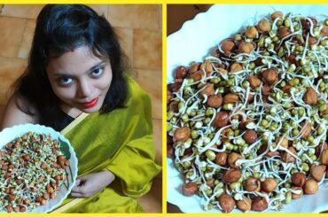 How to make sprouts at home with out sprout maker|| healthy breakfast||Fun with Priyanka