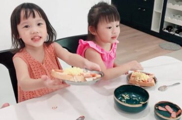 Toddler Recipe - Pizza Toast by Constance & Hayley