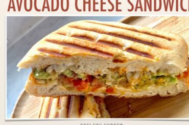 Avocado Cheese Sandwich Recipe