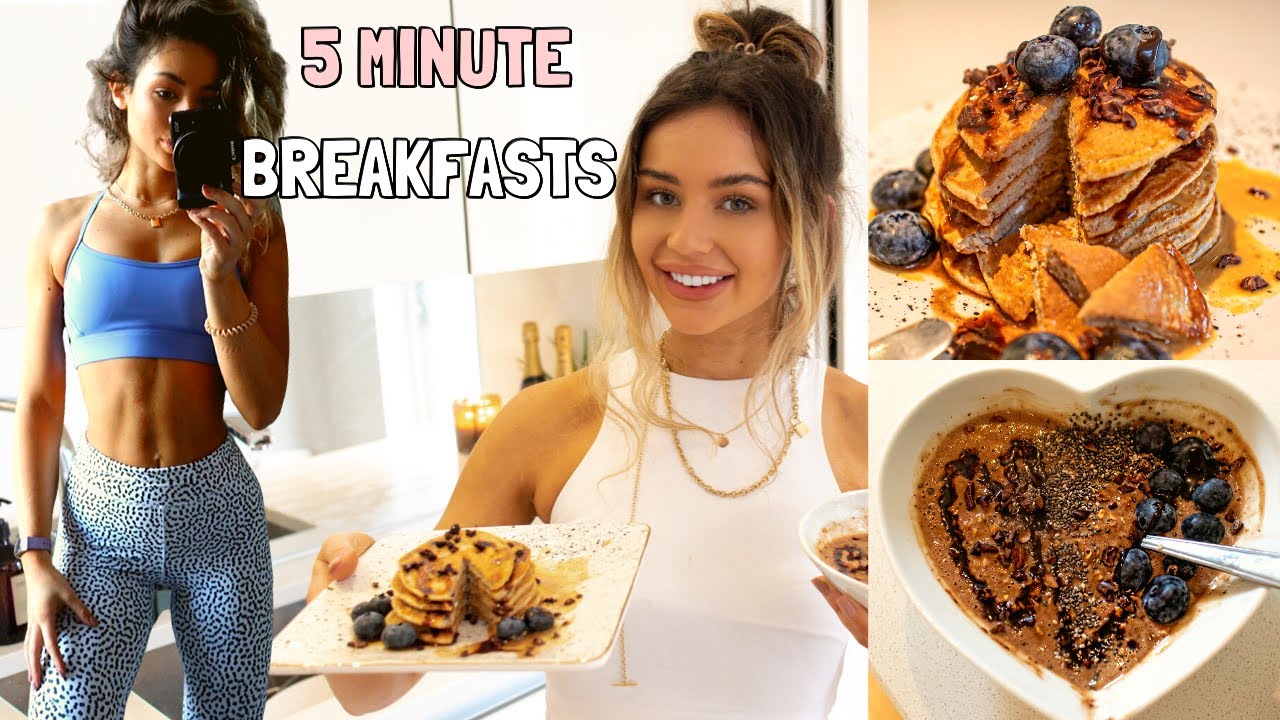 EASY 5 minute HEALTHY Breakfast Ideas *weight loss* EASY 5 minute HEALTHY Breakfast Ideas *weight loss*
