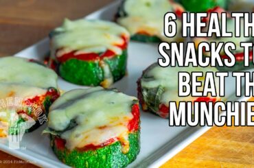 6 Healthy Snacks to Beat the Munchies / 6 Meriendas para Frenar Antojos