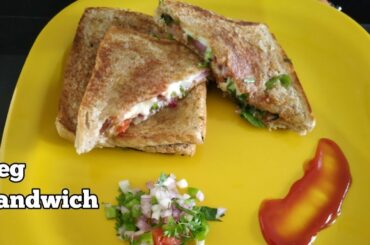 VEG SANDWICH RECIPE/EASY VEG SANDWICH FOR BEGINNERS/HEALTHY SANDWICH RECIPE/SANDWICH RECIPE