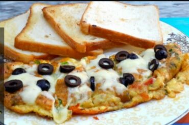 Cheese Pizza Omelette | Quick and Healthy Breakfast | Spoon of Taste