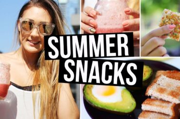 DIY Healthy Summer Snacks: Breakfast & On the Go Snacks! | LaurDIY