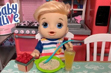 Baby Alive Healthy Morning Routine With Justin