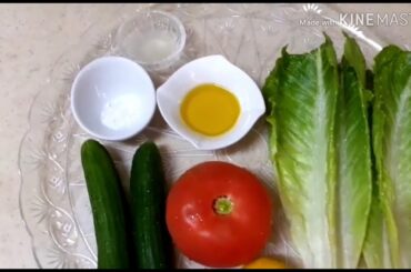 #EATHEALTHY#LIVEHEALTHY  HOW TO MAKE HEALTHY SALAD VEGETABLES!!
