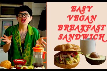 Easy Vegan Breakfast Sandwich