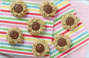 4 Ingredient Chocolate Oat Cookies | Healthy Snacks for Kids