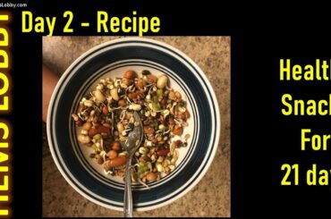 Protein salad recipe | Day 2 of 21 - Healthy Snacks series