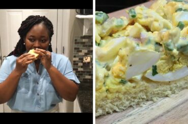 EGG SALAD // HOW TO MAKE THE BEST Egg salad recipe// Easy quarantine meals